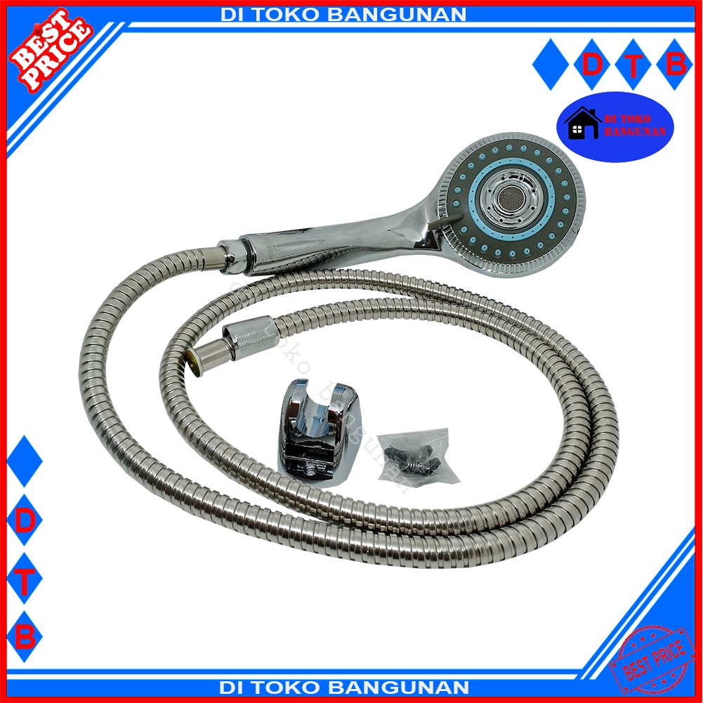 Hand Shower Chrome Type A150 Soligen Model Kepala Bulat
