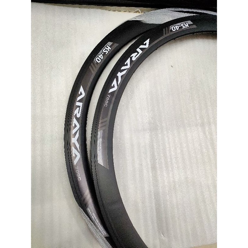 RIMS 700C ARAYA KS-40 DISC BRAKE 32 HOLE HITAM