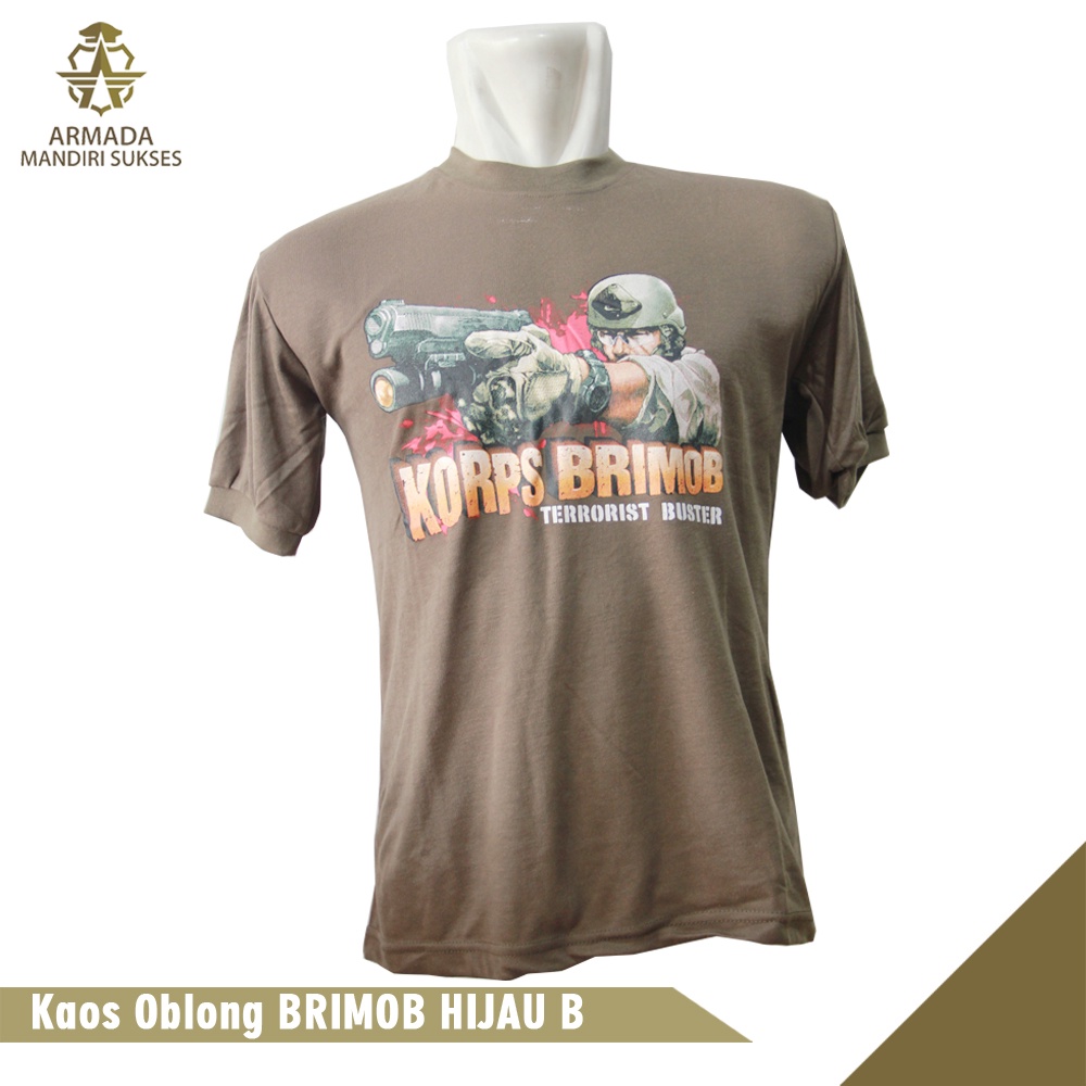 Kaos Brimob Gambar - Kaos Dalam Brimob Gambar