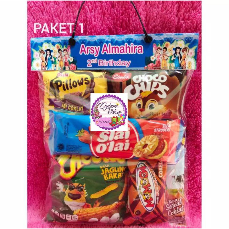 

Paket Snack Ultah /Snack Ulang Tahun / Bingkisan Snack