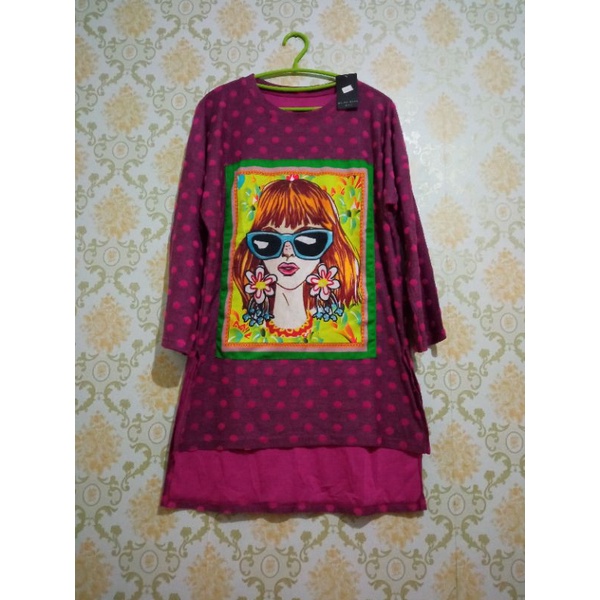 Kaos Viral Pompom Longback Original Meijiwang