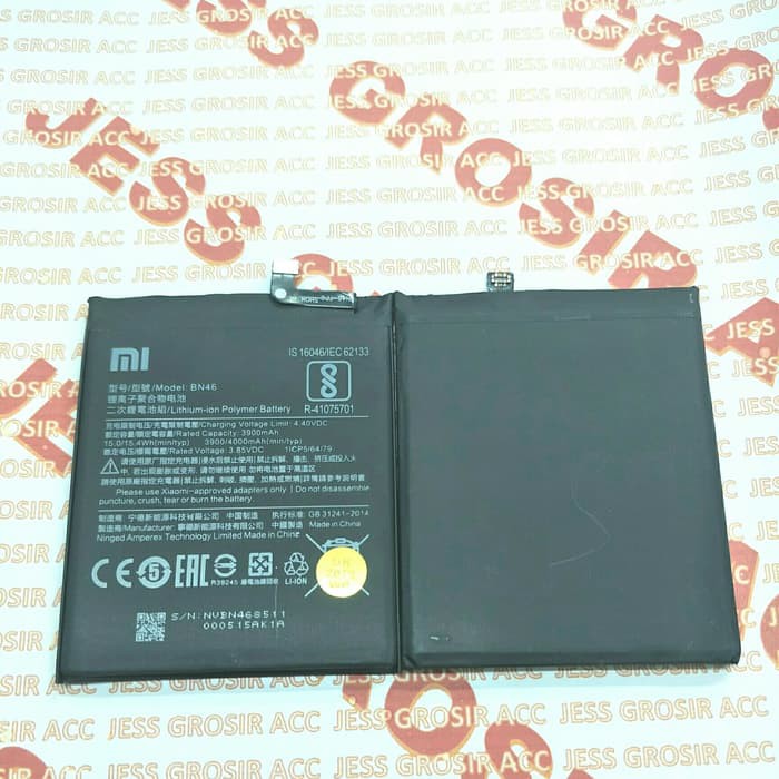 Batre Battre Baterai Original Xiaomi BN46 , BN-46 Redmi 7