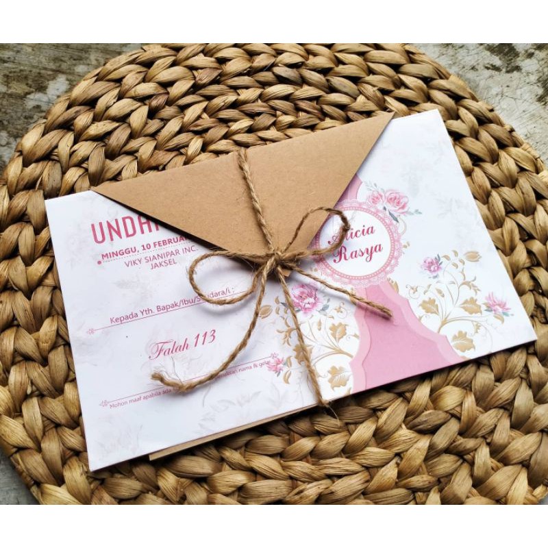 undangan rustic blanko