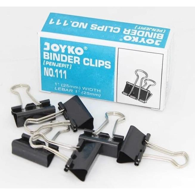 

Binder Clip No. 111 Joyko - Penjepit Dokumen Sedang