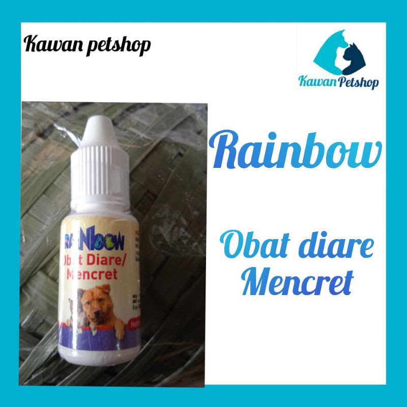 Rainbow Obat Diare Kucing Anjing Dll 8 ml - Rainbow Diare