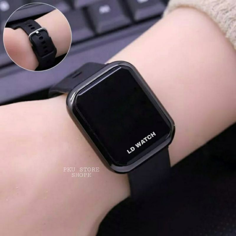 Jam Tangan LED Digital Rubber Electronic Fashion Import Pria Wanita Couple JAM TANGAN PRIA DAN WANITA TERLARIS {LED WATC}