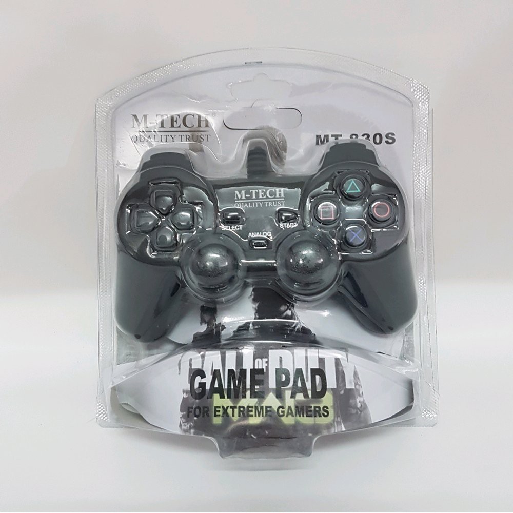 Gamepad SINGLE Getar Black - Stick PC Laptop - Joystick PC Laptop Usb