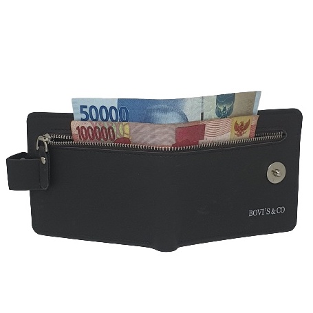 Dompet Pria Original Bovis Seleting Depan dan Kancing Magnit Model Keren Anak Muda Terbaru Kekinian Harga Murah dan Terjangkau Kualitas Distro Terbaik dan Terpercaya Bahan Premium
