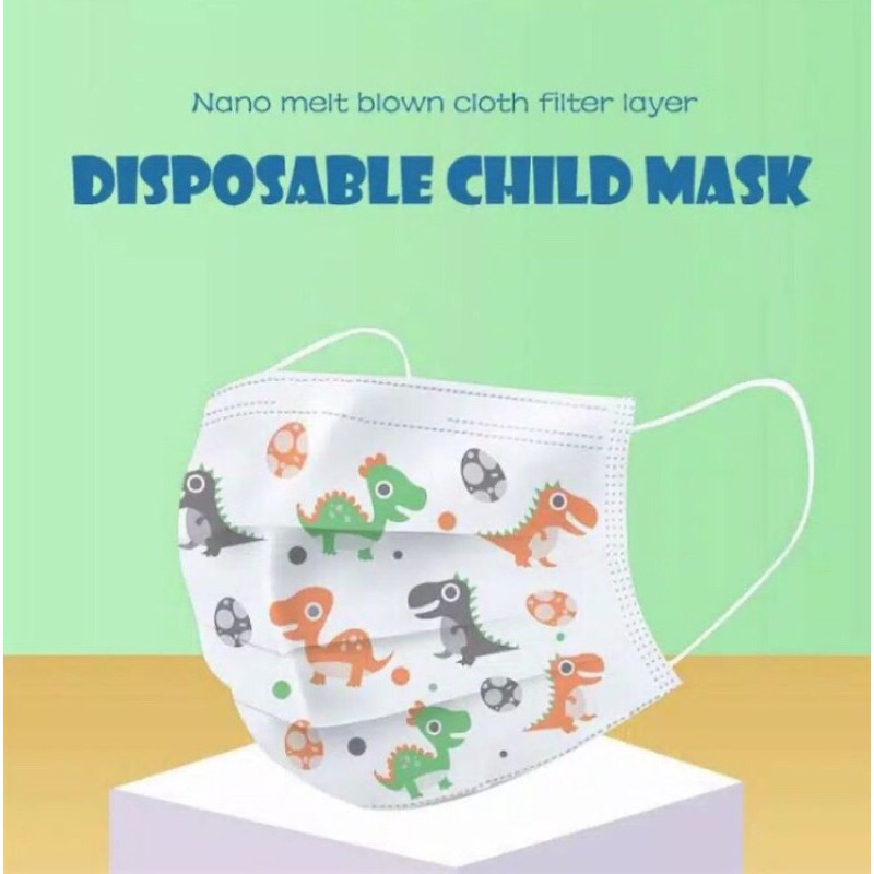 Masker anak 3ply isi 50pcs