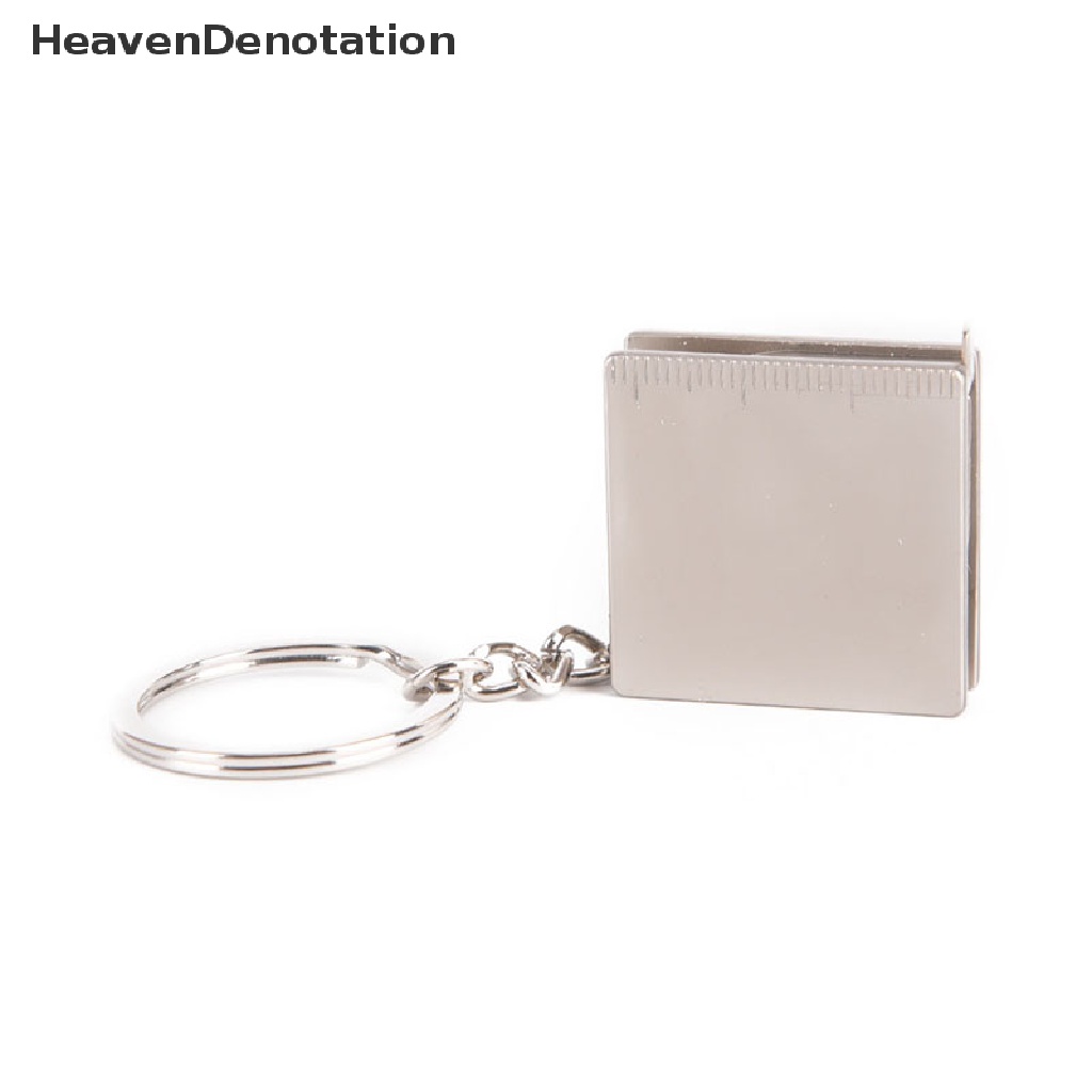 [HeavenDenotation] 1pc Mini practical tape measure keychain key chain ring keyring key fob holder