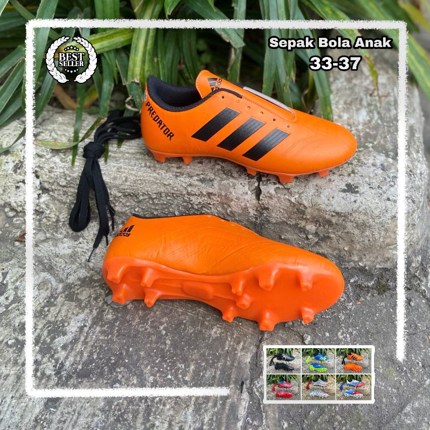 Sepatu Sepak Bola Adidas Predator Anak Anak Size 33-37