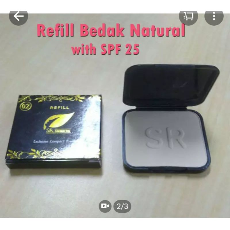 Bedak refill natural sr12