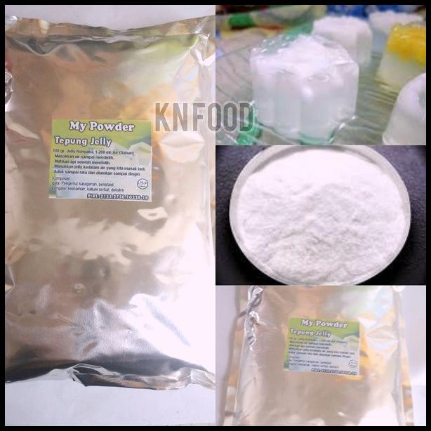 

Tepung Jelly Konyaku 1 Kg - Bubuk Jelly Powder-Jelly Konyaku Powder