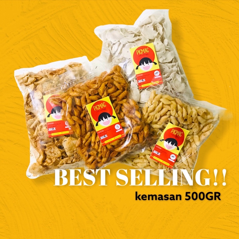 

PICMAC CEMILAN 500GR (BASRENG, KULIT LUMPIA, MAKARONI, BIHUN)
