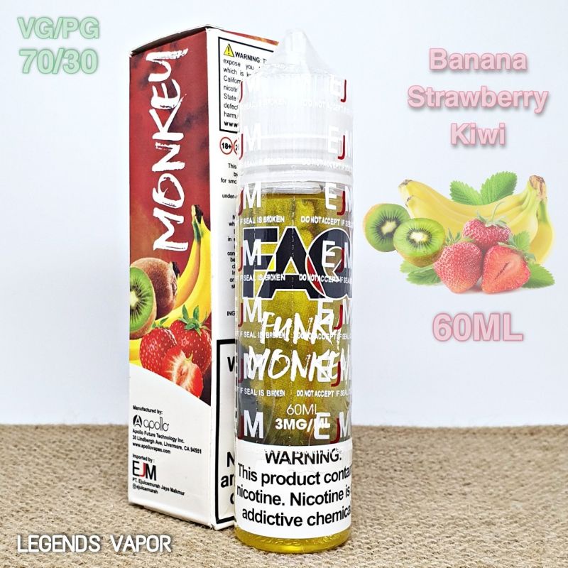 FREEBASE - LIQUID FAQ FUNKY MONKEY 60ML AUTHENTIC