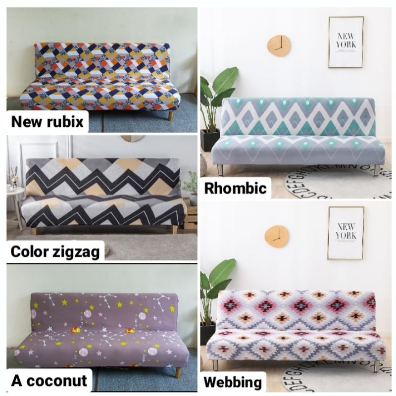 cover sofa bed / sarung  SOFA BED elastis / seprei sofa bed / penutup sofa bed
