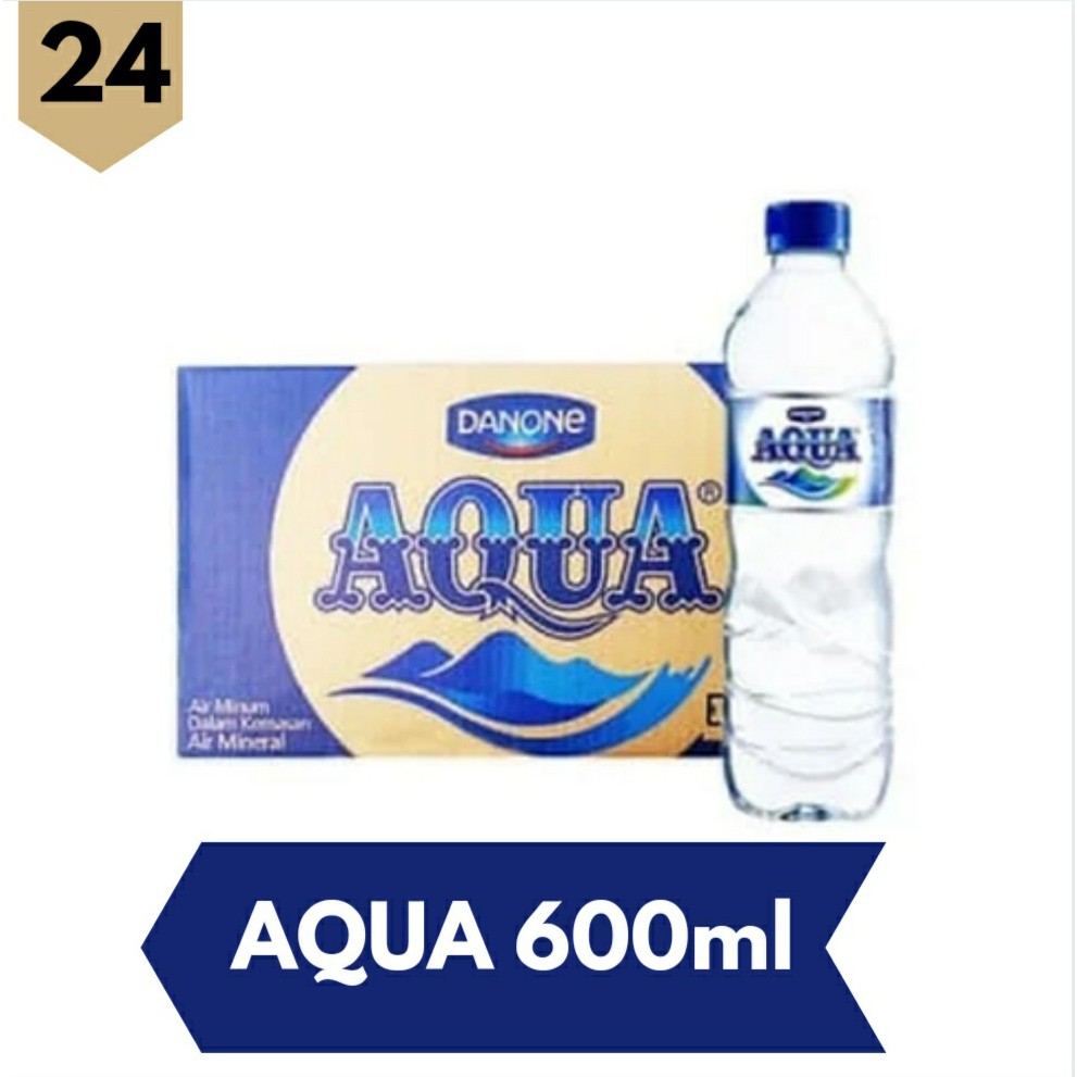 

AQUA 600ML ISI 24 BOTOL