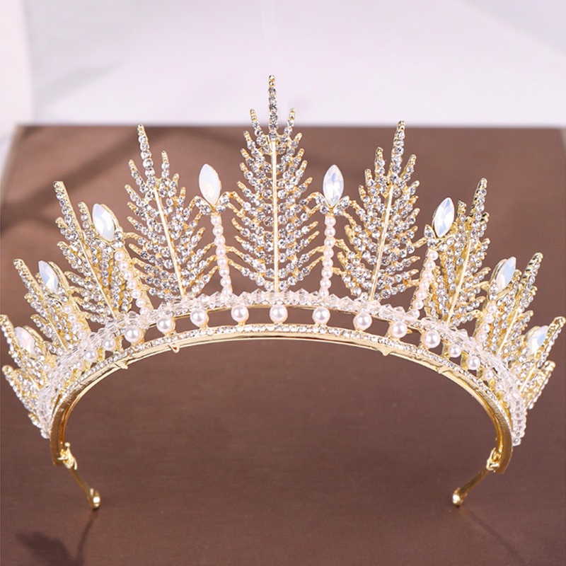 Mahkota Pengantin Kristal Vintage Headpiece Pernikahan