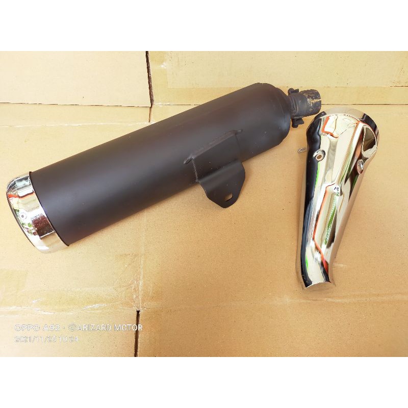 selencer knalpot standar ninja 250 old karbu selenser knalpot ninja 250 old karbu second original