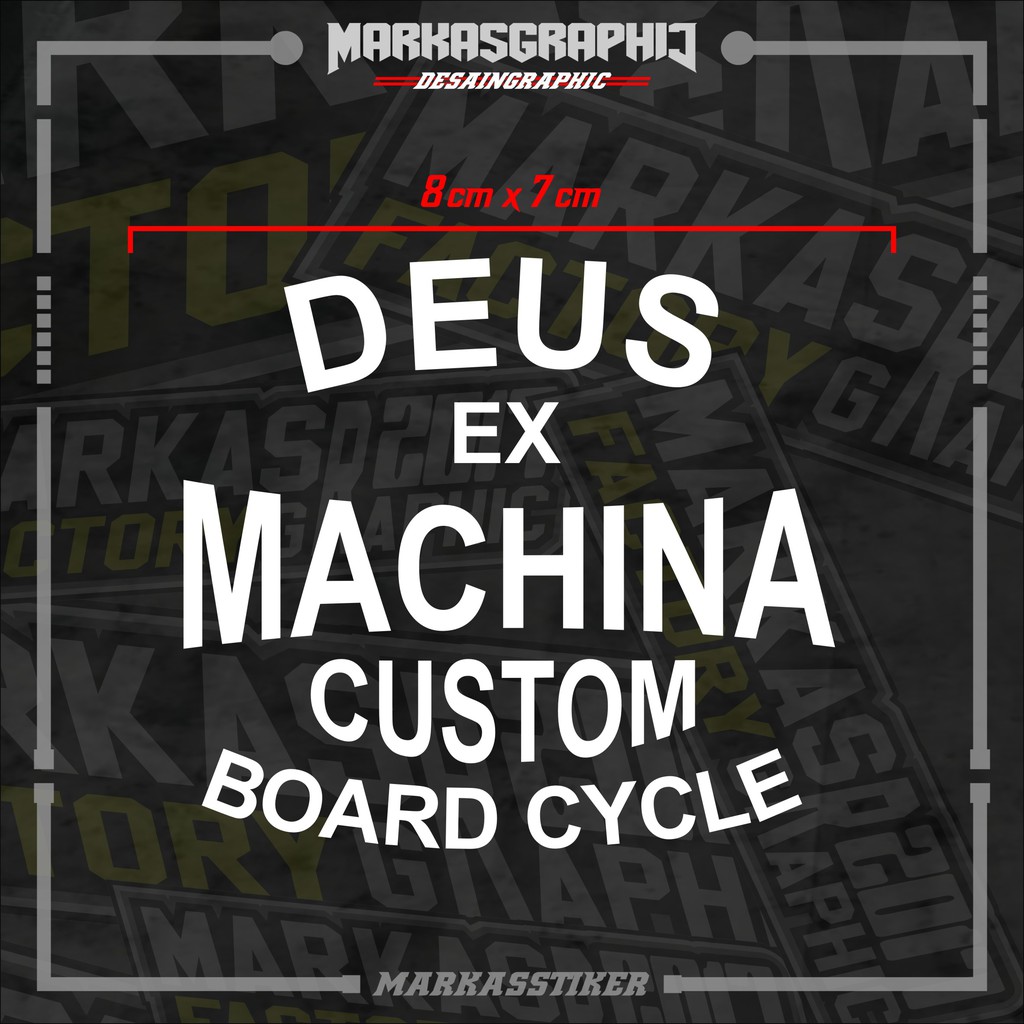 

STIKER DEUS EX MACHINA CUSTOM