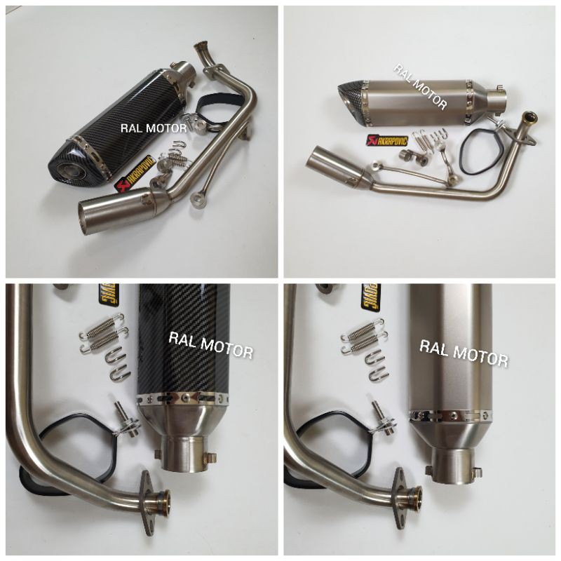 Knalpot Akrapovic Honda PCX 150 full system