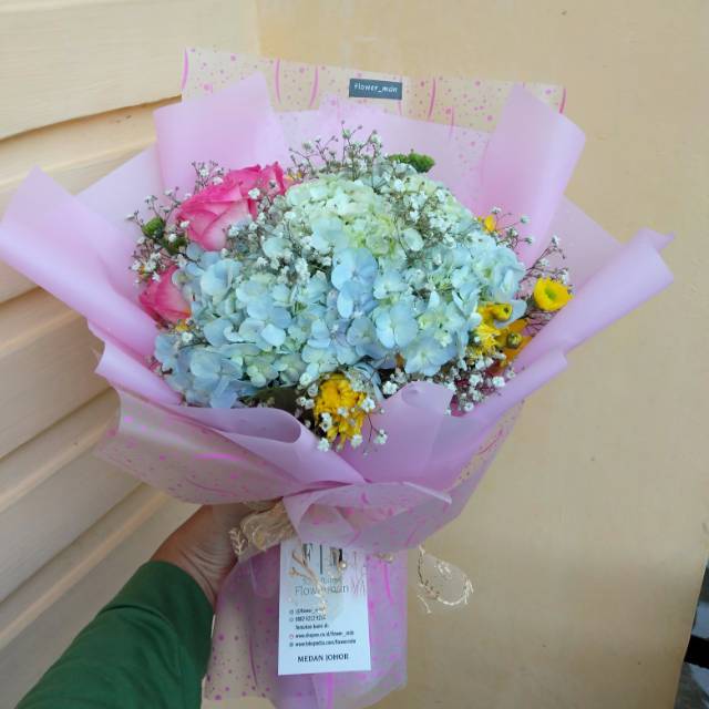 flower medan buket bunga asli mawar merah pengantin wisuda boneka buket anniversary ulang tahun meda