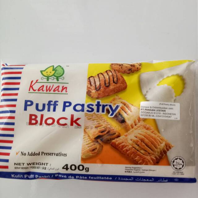 

Puff pastry block