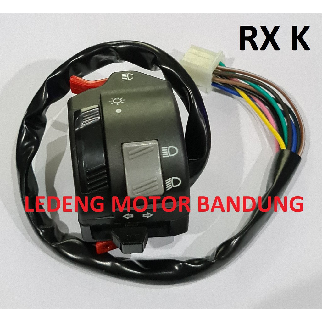 Saklar Kiri RX K King Switch 8 Kabel Tombol Klakson Sen Lampu Dim Lokal Kualitas Bagus