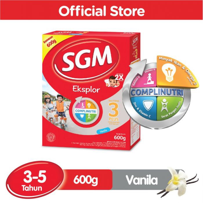 SGM EKSPLOR 3+ VANILA 600GR
