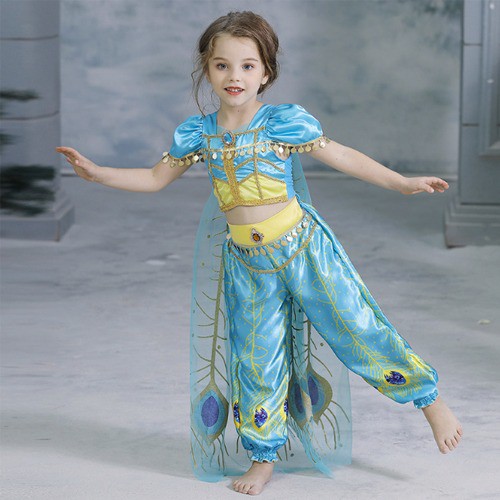 [Brandedbaby] B2W2 KOSTUM PRINCESS ANAK JASMINE / DRESS PRINCESS ANAK PEREMPUAN / BAJU ULANG TAHUN