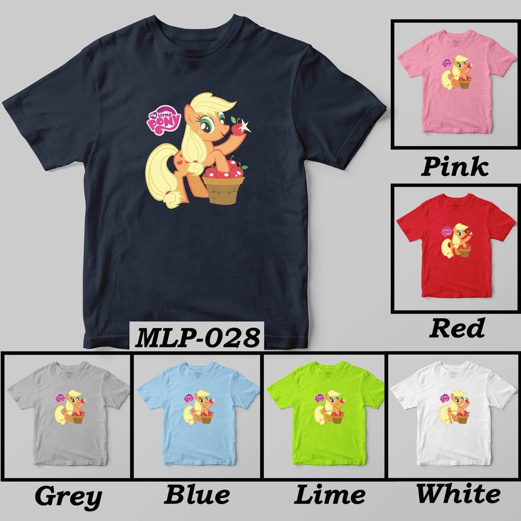 [FREE NAMA !!] Kaos Anak &amp; Family My Little Pony 100% COTTON PREMIUM