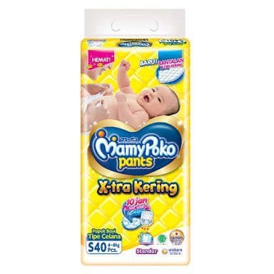 MAMYPOKO PANTS STANDAR XTRA KERING S38 / M32/ L28 / XL26 / XXL24