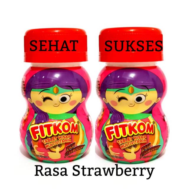 FITKOM (RASA STRAWBERRY) - TABLET MULTIVITAMIN