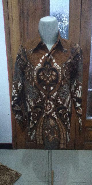 Eudor Kemeja Batik Pria Full Furing Katun Primisima Batik Solo Batik Pria Eksklusif Batik Modern