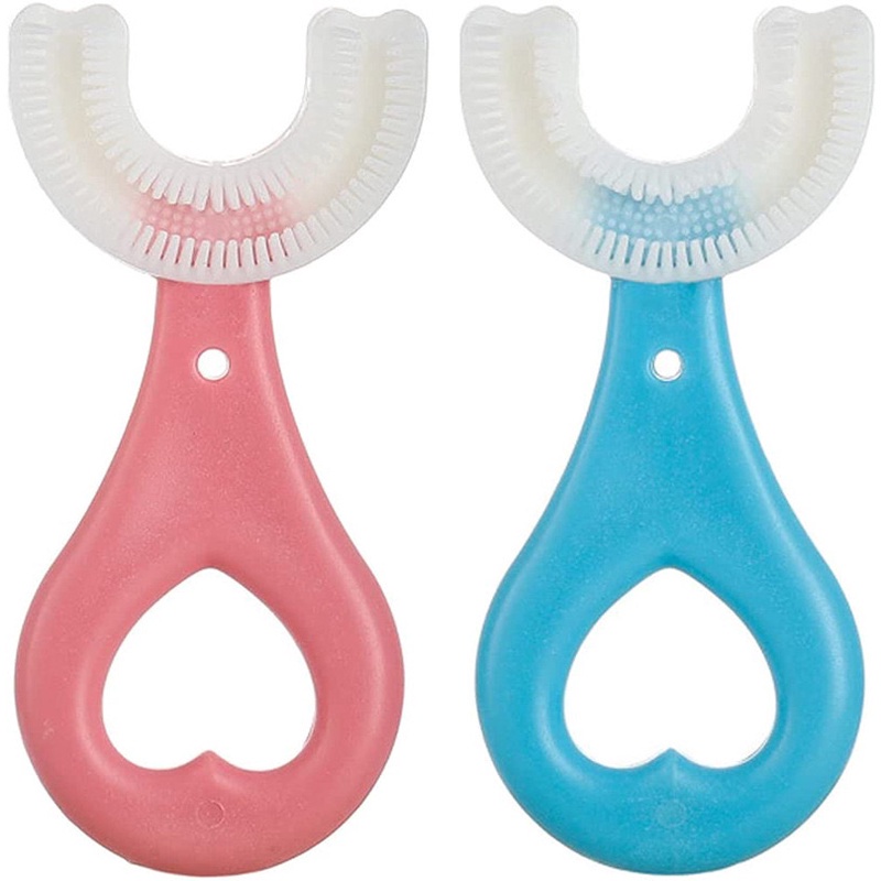 [IZUNA] SIKAT GIGI ANAK BENTUK U SILIKON / TRAINING TOOTH BRUSH / BABY TOOTH BRUSH FOR TRAINING