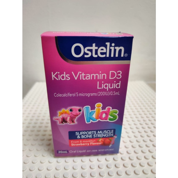 Ostelin Kids Vitamin D3 Liquid Vitamin Anak Vit Anak -