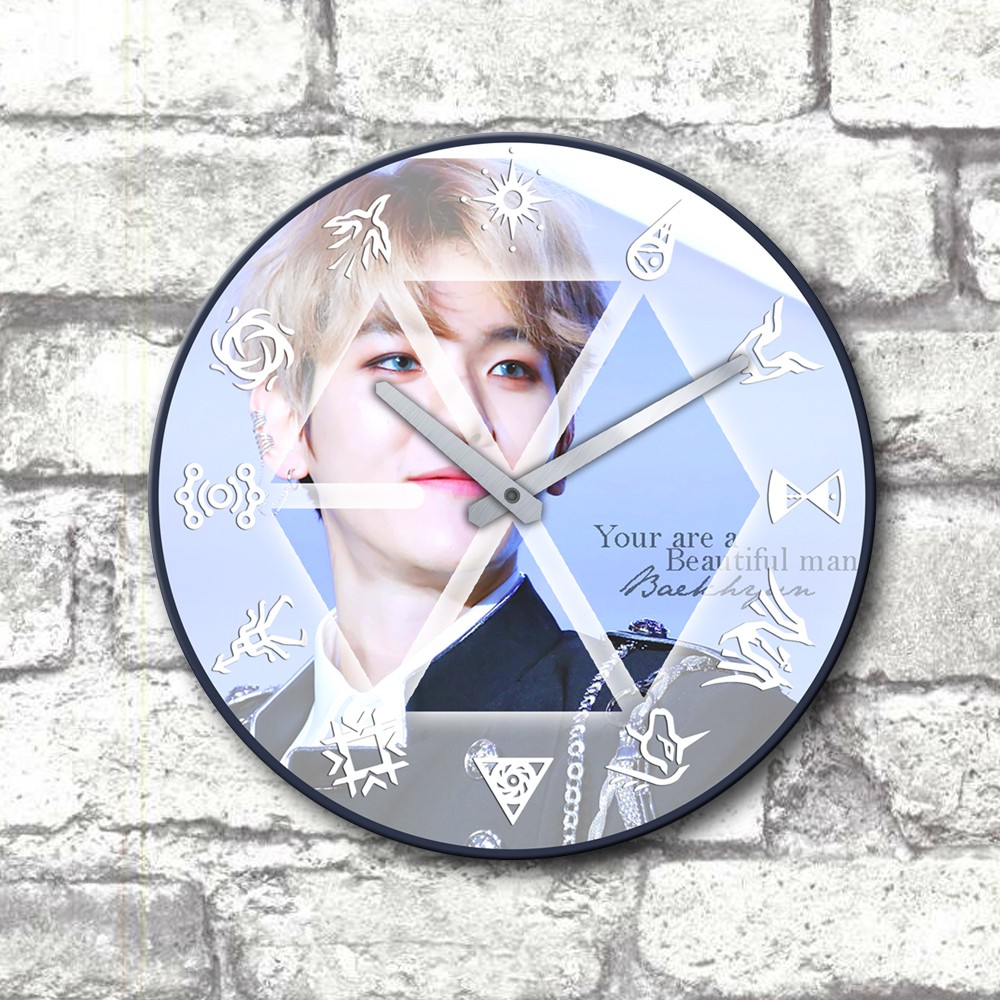 Jam dinding EXO member - kode BAEKHYUN