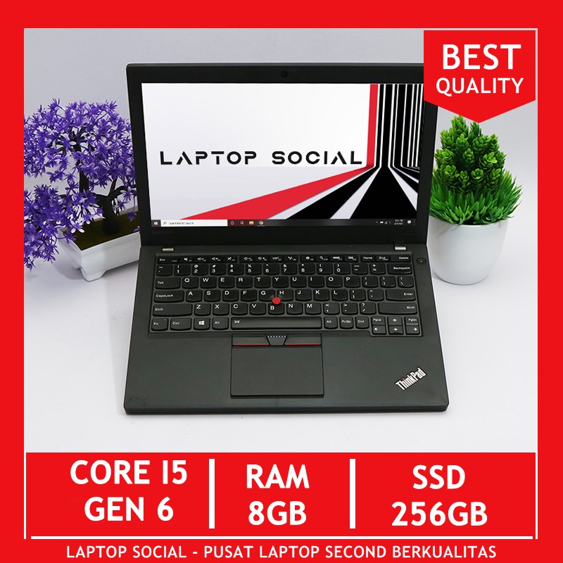 LENOVO THINKPAD X260 i5 Gen 6 8GB 256GB Laptop Ultrabook Bekas Murah