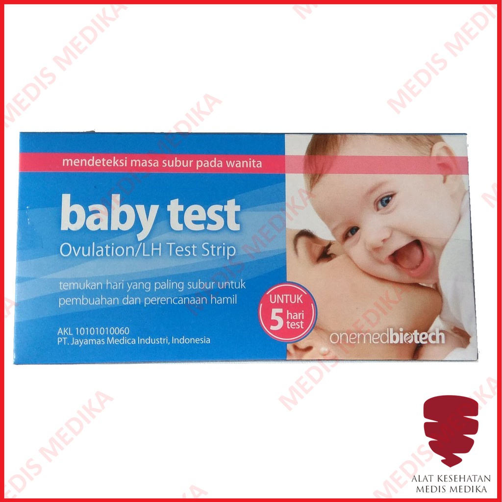 Baby Test Alat Strip Tes Masa Subur Ovulation LH Kesuburan OneMed