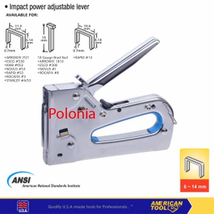 

COD 3 Way Staples Gun Tacker American Tool 8957834 Stapler Tembak Guntacker GROSIR ECER READY MEDAN