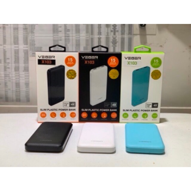 VEGER POWER BANK X103 REAL 10.500mah