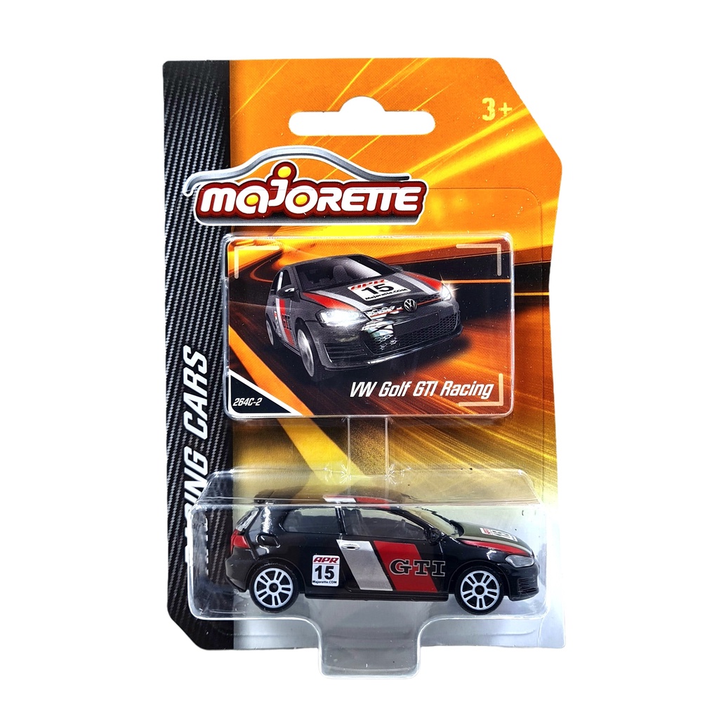 Majorette Racing Cars VW Golf GTI Racing Black