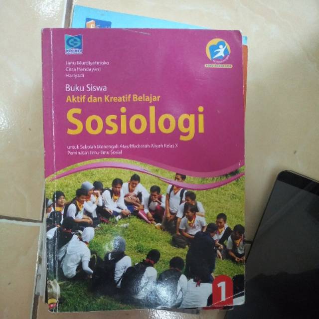 Sosiologi untuk SMA kelas 10 original bekas Grafindo