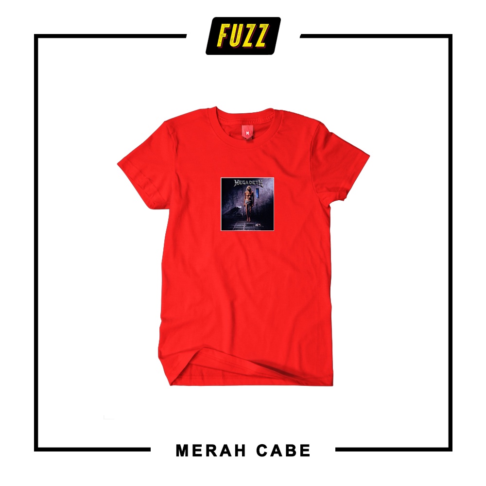 Kaos Megadeth Baju Band Distro Musik Metal T-Shirt Pria Dan Wanita Murah