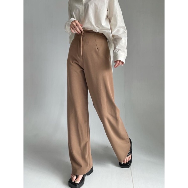 SIVALI Irene Pants | Celana Kulot Highwaist - Cullote Pants - Celana Wanita