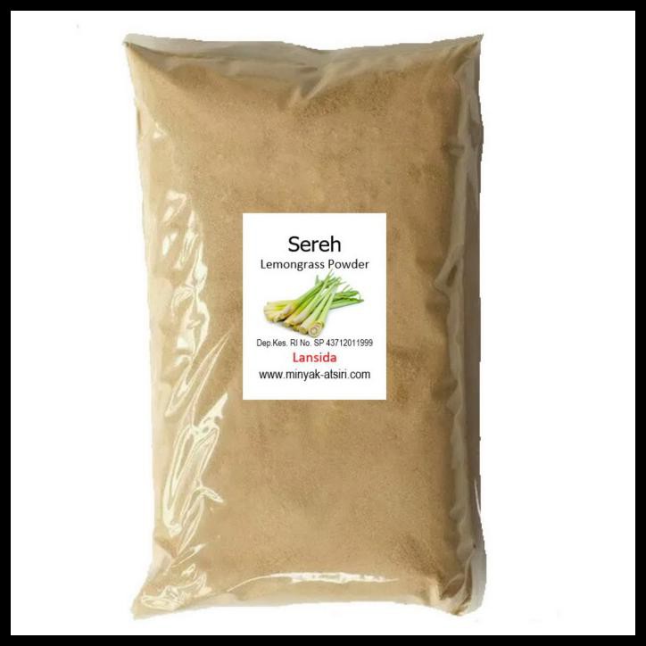 

Bubuk Sereh Dapur 500 G Simplisia Serbuk Lemongrass Powder