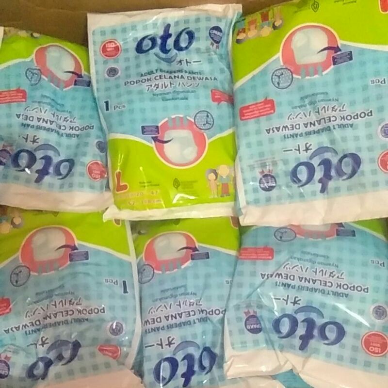 Oto Adult Diapers Pants / oto popok celana dewasa L, XL