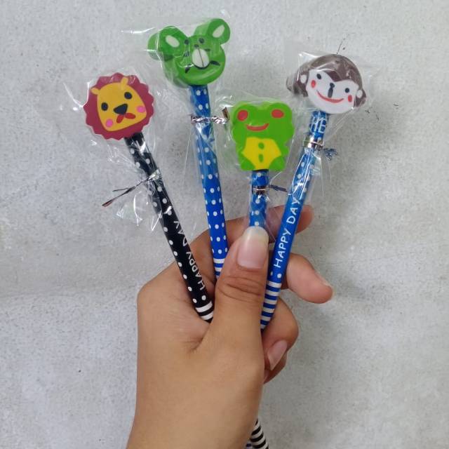 

Pensil + penghapus 1pak isi 24pcs