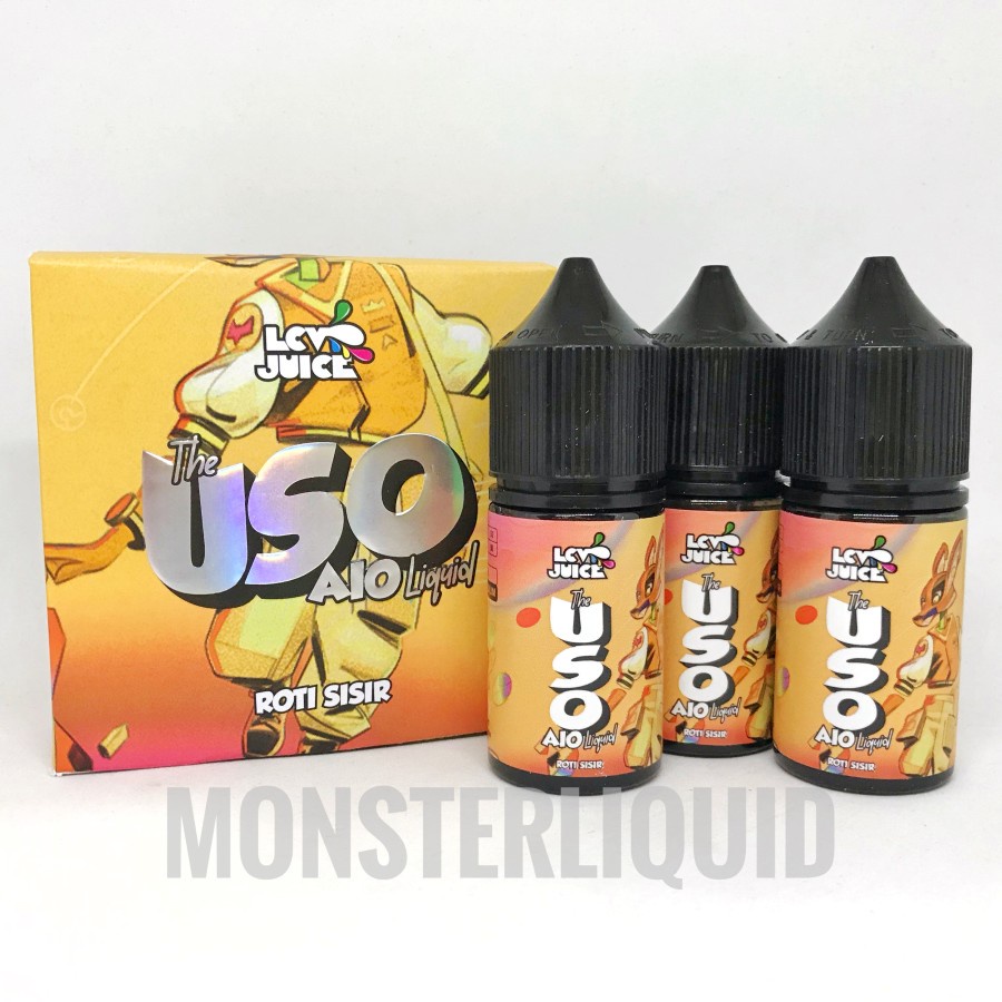 LCV JUICE THE USO AIO ROTI SISIR BY KING BREWERY 30ML LIQUID (1 PCS)