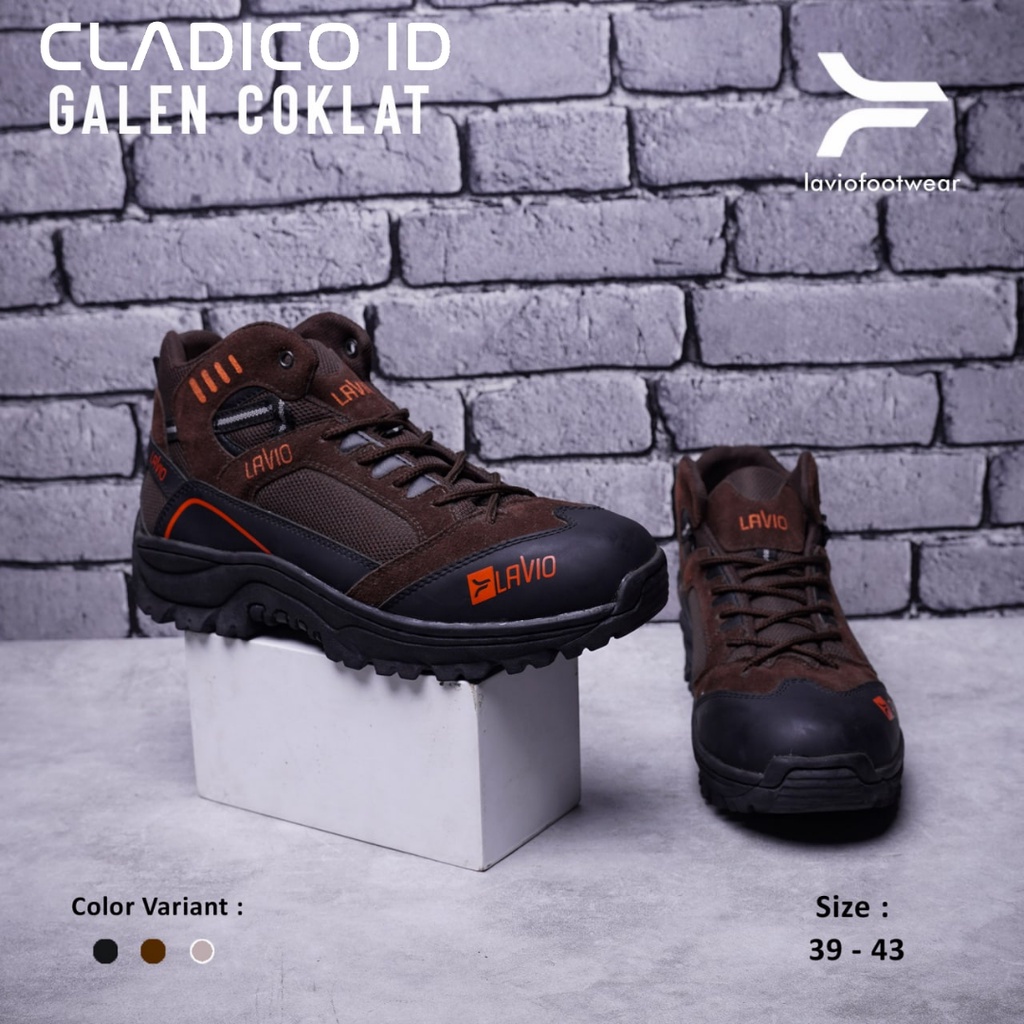 Sepatu Safety Sport Pria Boots Lavio Galen Outdoor Cowok Ujung Besi Sol Karet Anti Slip Cocok Untuk Luar Ruangan Nongkrong Mendaki Haiking